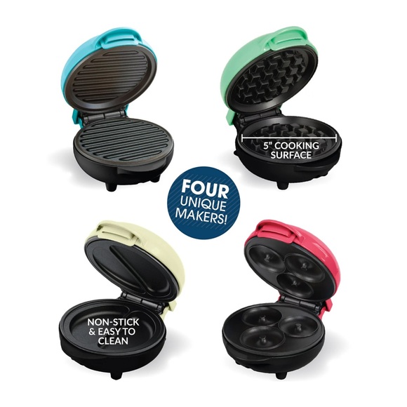 NEW IN BOX My mini grill, donut maker, waffle maker and omelette maker - Picture 2 of 5